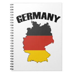 Carnet Carte Allemagne - Drapeau allemand - Deutschland T