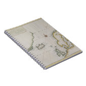 Carnet Carte antique de Scandinavie 2 (Côté Droit)