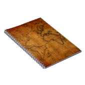 Carnet Carte antique du monde (Côté Droit)