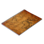 Carnet Carte antique du monde (Côté gauche)