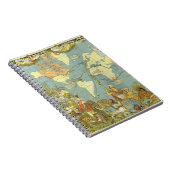 Carnet Carte antique du monde de l'Empire britannique, 18 (Côté Droit)