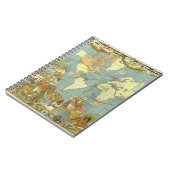 Carnet Carte antique du monde de l'Empire britannique, 18 (Côté gauche)