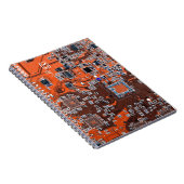 Carnet Carte circuit imprimé circuit orange PCB (Côté Droit)