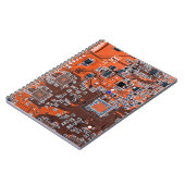 Carnet Carte circuit imprimé circuit orange PCB (Côté gauche)