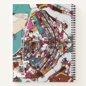 Carnet Carte colorée Brasilia (Dos)