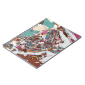 Carnet Carte colorée de Brasilia (Côté gauche)