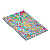 Carnet Carte colorée de Denver (Côté Droit)