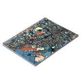 Carnet Carte colorée de Tokyo (Côté gauche)