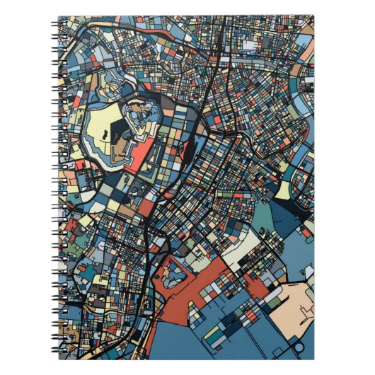 Carnet Carte colorée de Tokyo (Devant)