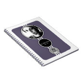 Carnet carte commémorative pourpre (Côté Droit)