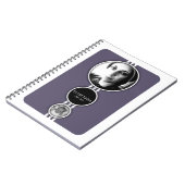 Carnet carte commémorative pourpre (Côté gauche)