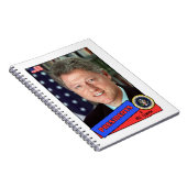 Carnet Carte de baseball de Bill Clinton (Côté Droit)