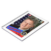 Carnet Carte de baseball de Bill Clinton (Côté gauche)