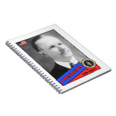 Carnet Carte de baseball de Calvin Coolidge (Côté Droit)