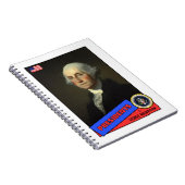 Carnet Carte de baseball de George Washington (Côté Droit)