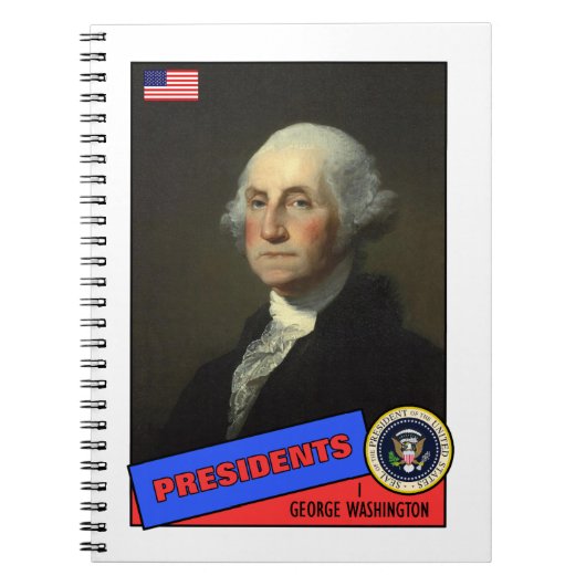 Carnet Carte de baseball de George Washington (Devant)