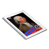 Carnet Carte de baseball de John Adams (Côté Droit)