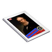 Carnet Carte de baseball de Rutherford B. Hayes (Côté Droit)