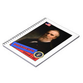 Carnet Carte de baseball de Rutherford B. Hayes (Côté gauche)