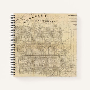 Carnet Carte de Berkeley, Californie