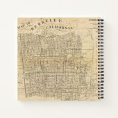 Carnet Carte de Berkeley, Californie (Dos)