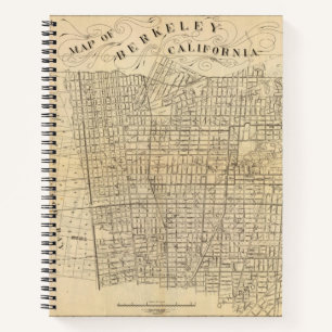 Carnet Carte de Berkeley, Californie