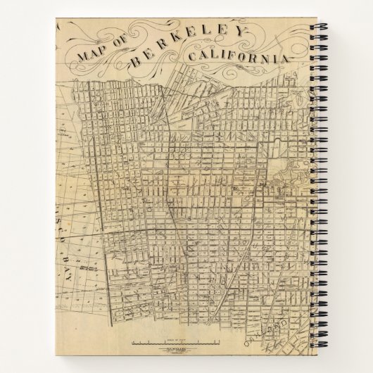 Carnet Carte de Berkeley, Californie (Dos)