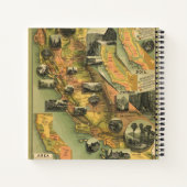 Carnet Carte de Californie (Dos)