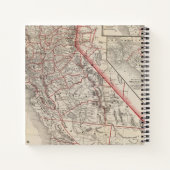 Carnet Carte de Californie (Dos)