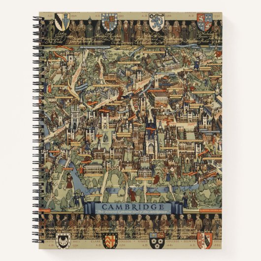 Carnet Carte de Cambridge, Angleterre (Devant)