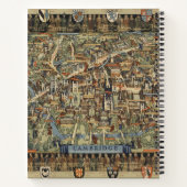 Carnet Carte de Cambridge, Angleterre (Dos)