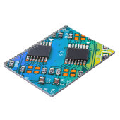 Carnet Carte de circuit électronique fermer. arrière - pl (Côté gauche)