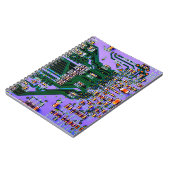 Carnet Carte de circuit électronique fermer. arrière - pl (Côté gauche)