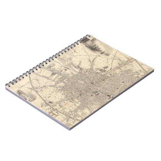 Carnet Carte de Dublin, Irlande (Côté gauche)