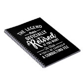Carnet carte de jeu classique retraite (Côté Droit)