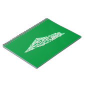 Carnet Carte de la Palestine libre et drapeau du Canada ( (Côté gauche)