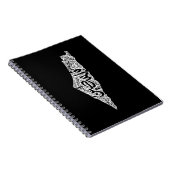 Carnet Carte de la Palestine libre et drapeau du Canada ( (Côté Droit)