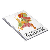 Carnet Carte de la province de Hollande Style Patchwork b (Côté Droit)