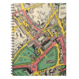Carnet Carte de la route du couronnement, Londres, Anglet