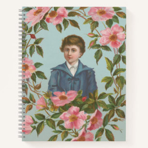 Carnet Carte de la Saint-Valentin allemande antique kitsc