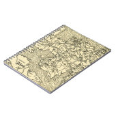 Carnet Carte de l'Angleterre en Ptolémée 's Geographia (Côté gauche)