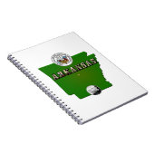 Carnet Carte de l'Arkansas, sceau et quartier des Faux (Côté Droit)