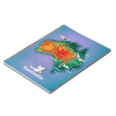 Carnet Carte de l'Australie poster Voyage (Côté gauche)