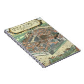 Carnet Carte de Leipzig, de "Civitates Orbis Terrarum" (Côté Droit)