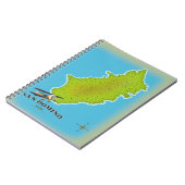 Carnet Carte de l'Italie Elba poster voyage (Côté gauche)