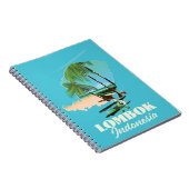 Carnet carte de Lombok Indonésie (Côté Droit)