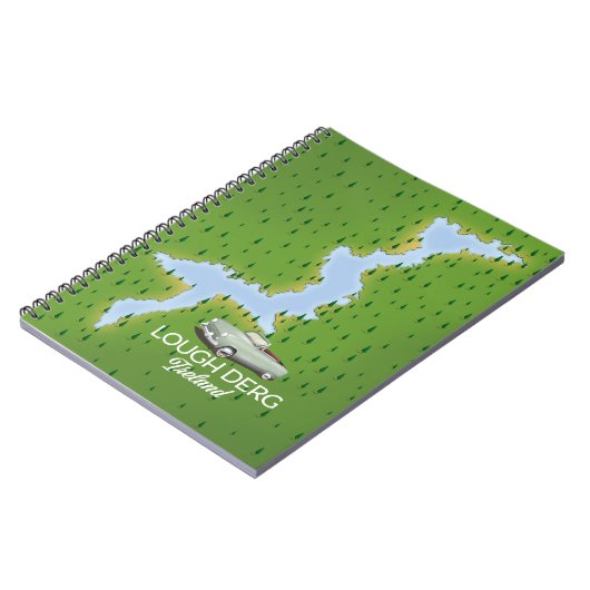 Carnet Carte de Lough Derg Irlande (Côté gauche)