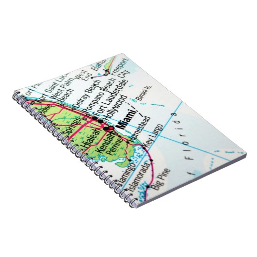 Carnet Carte de Miami (Côté Droit)