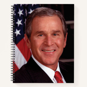 Carnet Carte de Noël du président américain George Bush