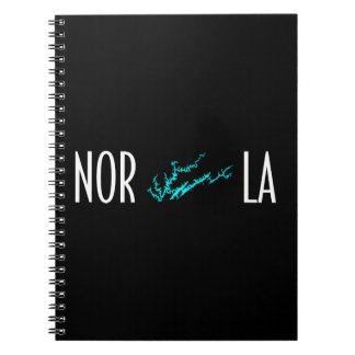 Carnet Carte de Norris Lake Tennessee Typographie